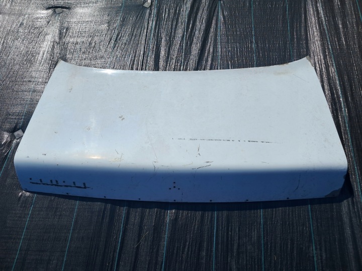 Portellone cofano posteriore bagagliaio usato MERCEDES W126 SEC di alluminio 1267502175