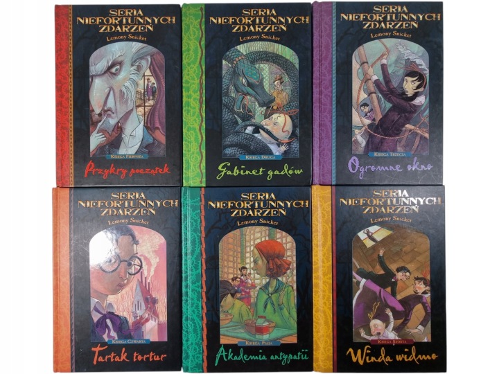 Zdjęcie egzemplarza: Seria Niefortunnych Zdarzeń Tomy 1-6 / Lemony Snicket Winda Widmo