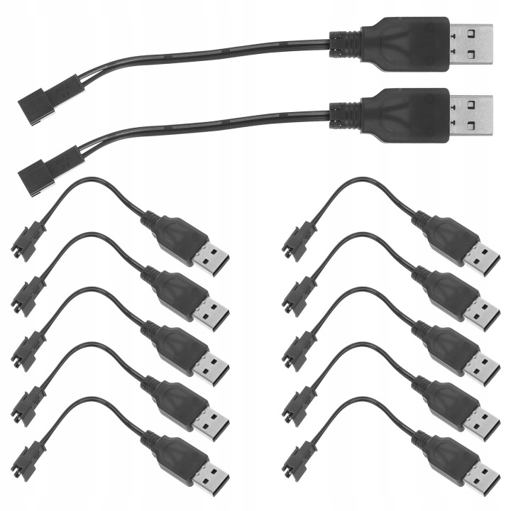 Кабель USB-C для заряджання для машини для бульбашок 12 шт. короткий — фото 4