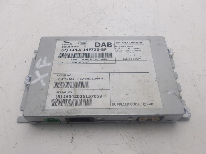 JAGUAR XF X250 LIFT 11-15 Module DAB CPLA-14F720-BF OE