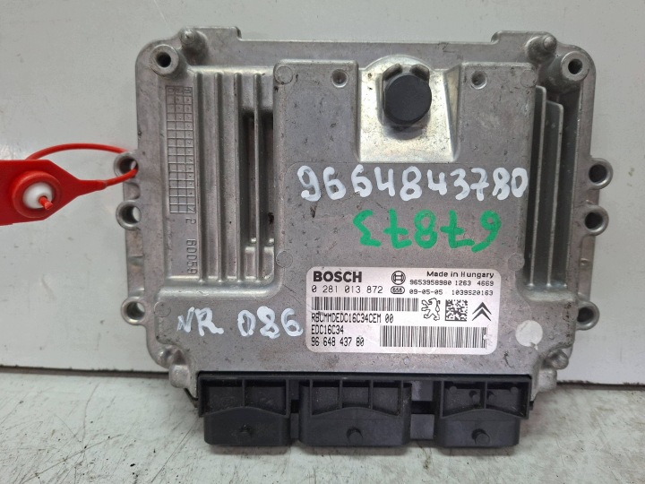 Bedienteil DES MOTORS 0281013872 9664843780 9653958980 CITROEN PEUGEOT 1.6 HDI