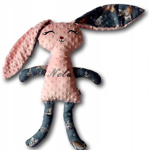 М'яка іграшка кролик bunny з іменем Великдень подарунок Від Зайчика На — фото 2