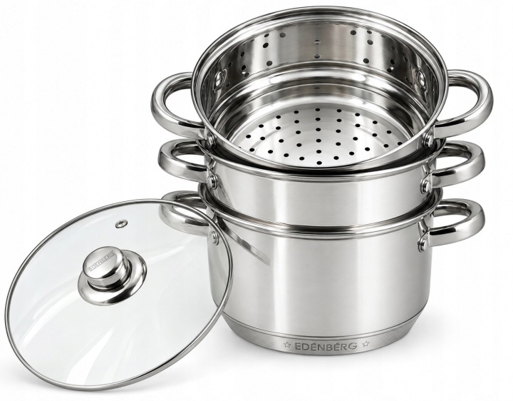 Hrnec Na Páru 6,5 L 24 CM Edenberg Premium