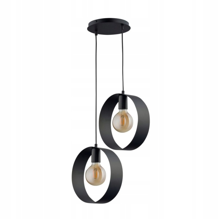 Závěsná lampa Stropní Svítidlo Happy Černá Ocelová E27 Regulace Sigma Osvětlení