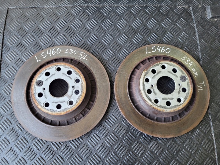 Bremsscheibe hinten Bremsscheibe heck KOMPLET 335MM LEXUS LS 460 LS460 07