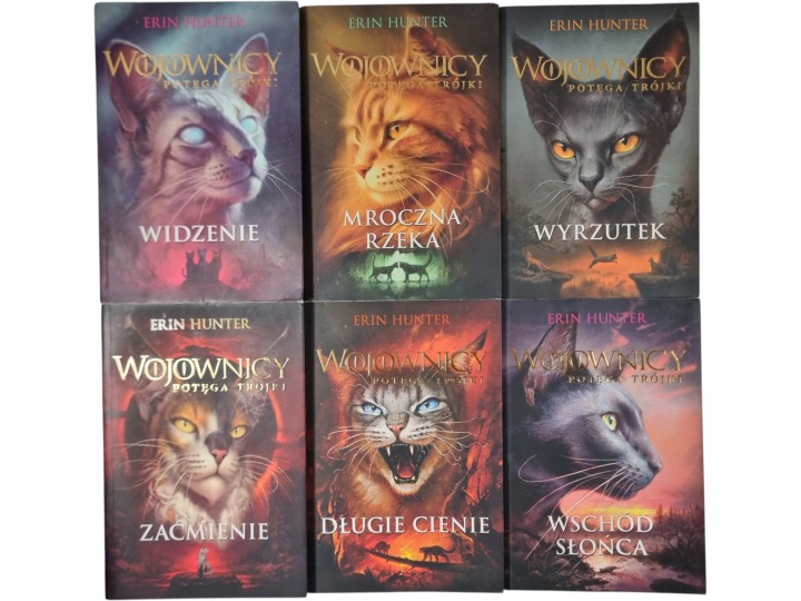 Zdjęcie egzemplarza: Wojownicy / Potęga Trójki Tomy 1-6 / Erin Hunter komplet książki