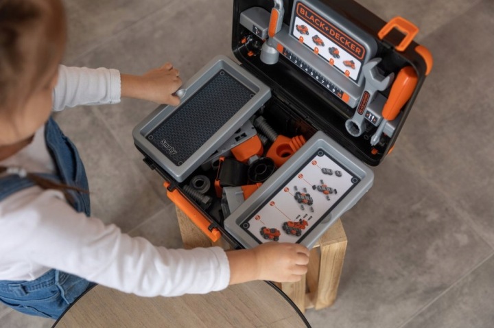 Валіза з інструментами для дітей Smoby Black + Decker 39 — фото 7