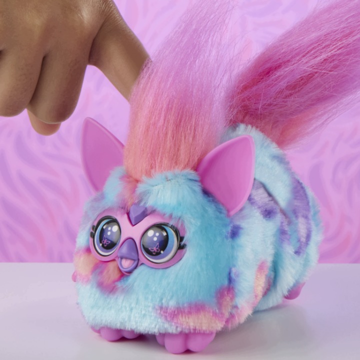 Furby DJ Furblets Розтяжна м'яка іграшка Flut-Ter-Luv Hasbro G2942 — фото 6