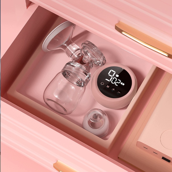 Молоковідсмоктувач електричний подвійний 2 режими 9 рівнів пляшка 180 мл LCD — фото 5