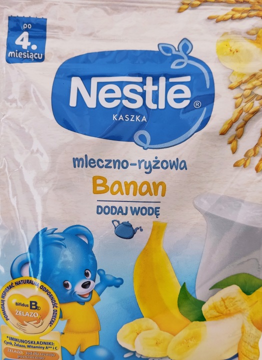 Кашка NESTLE молочно-рисова банан по 6 місяця 230 г — фото 5