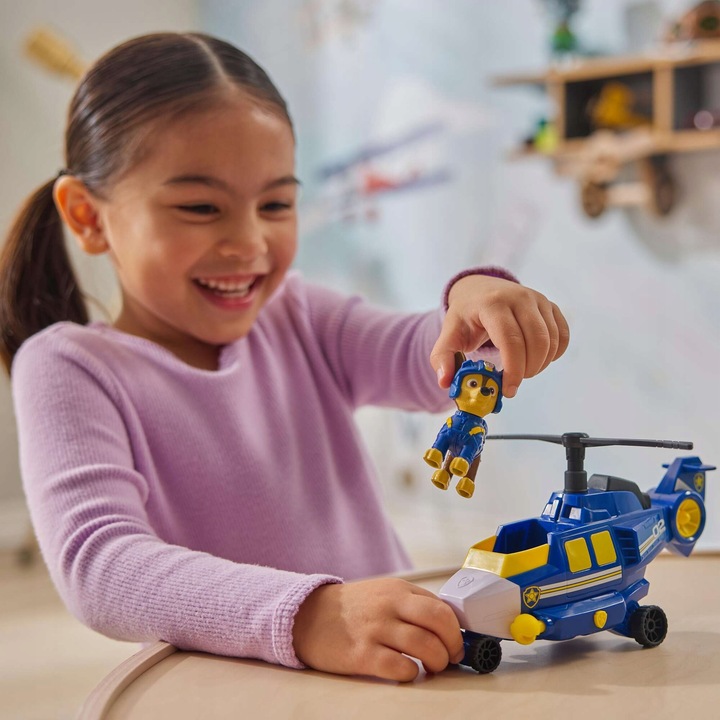 PSI PATROL AIR RESCUE CHASE FIGURKA Z HELIKOPTEREM RATUNKOWYM WYRZUTNIA Rodzaj pojazdu zestawy