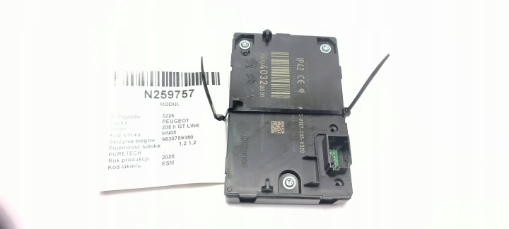 modulo 981340328001 LADOWARKA INDUKCYJNA PEUGEOT 208 II GT LINE