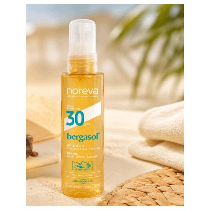 Noreva Bergasol Dry Oil SPF30 150 мл — фото 2