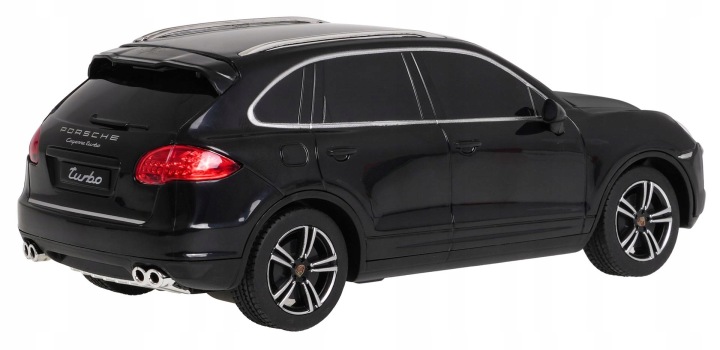 Авто Р./ C Porsche Cayenne Turbo Rastar 1:14 чорні 430x230 мм Lean Toys — фото 14