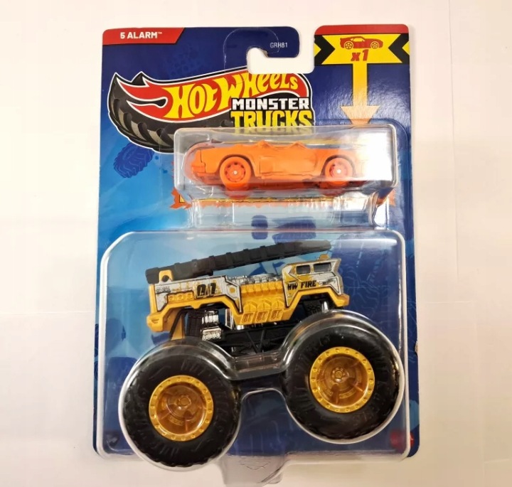 5 ALARM + машинка HOT WHEELS MONSTER TRUCKS Combo Pack серія 2025 — фото 3