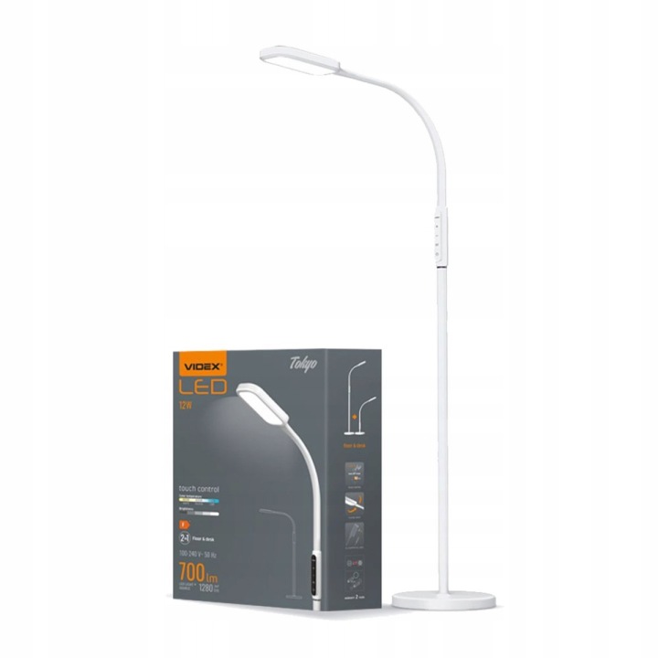 Stolní stojací lampa 3000-5500K stmívatelná 12W