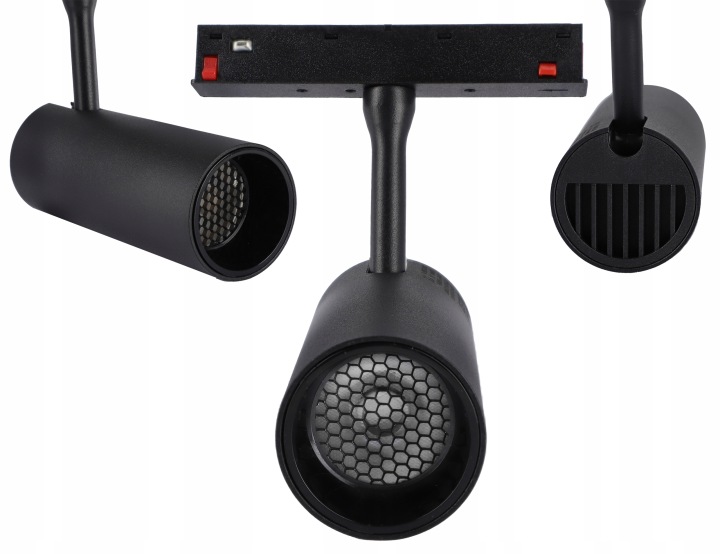 Led spotový kolejnicový reflektor, lampa 12W 3000K Ugr 16