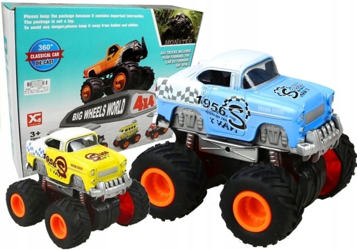 Auto 4x4 Модель Всюдихідна Monster Великі Колеса 4 Кольори — фото 9