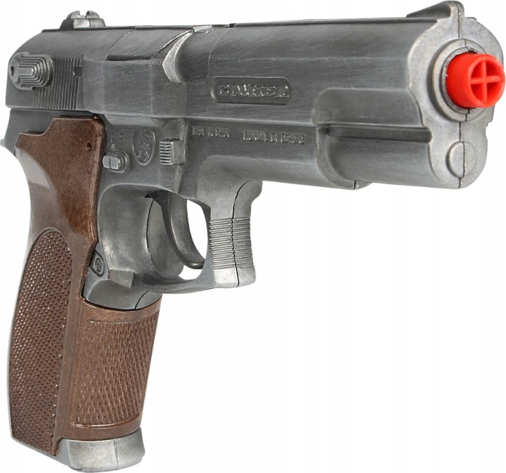 Металевий пістолет на пістони GONHER 45/1 - Серія Золотий Collection - KRK — фото 3