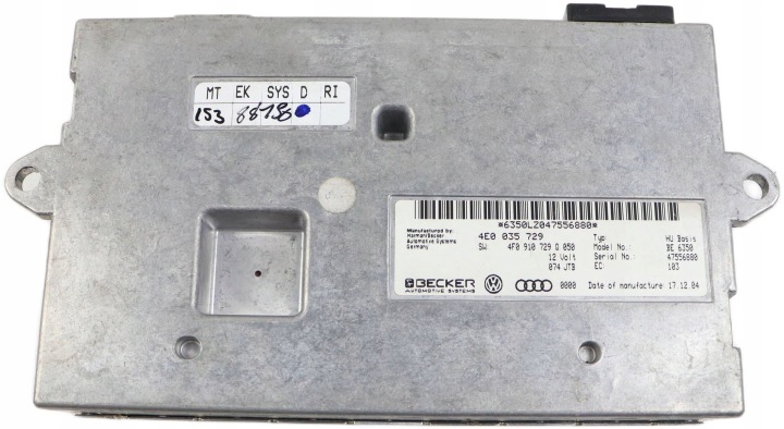 AUDI A6 C6 Unité de contrôle Module Navigation Module MMI 4E0035729 4F0910729Q