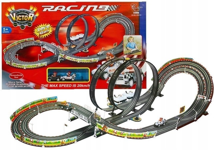 Трек Автомобільний 2 Авто Mario RC 452 см 20 км/год