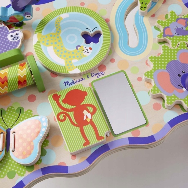 Melissa & Doug Джунглі Розвивальний Стіл Baby Play Дерев'яний Toy 3+ Подарунок для Boy з — фото 3