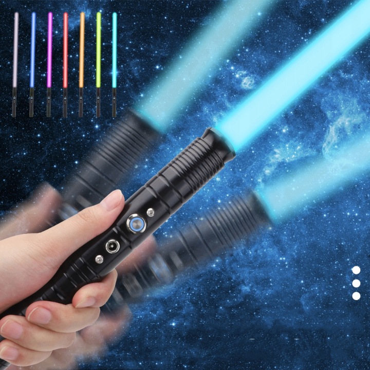 Набір Металевих Мечів Світлових Rgb Заряджання Usb 11 Кольорів RGB — фото 2