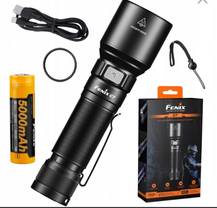 Led svítilna Fenix C7 3000lm 470 m Usb-c