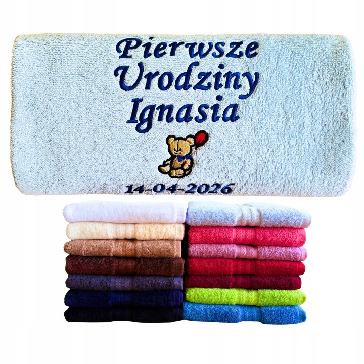 Dárek na Roček pro chlapce kmotra od 1. narozeniny Ručník