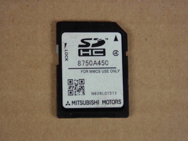 Mitsubishi ASX Outlander karta SD mapy