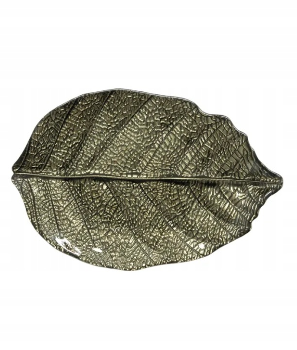 Skleněná podnos podnos talíř podzimní list dekorace podzim 32×21 cm