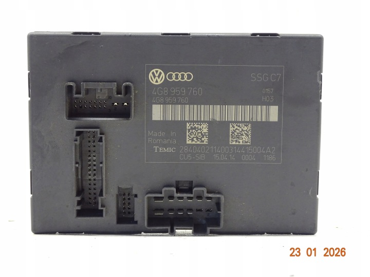 Centralina modulo sedile AUDI A6 C7 4G8959760
