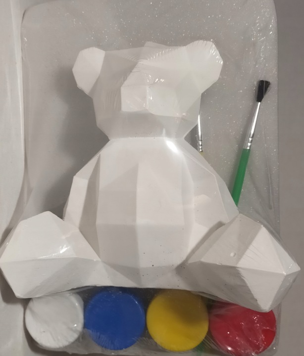 Розмальовка 3D Фігурка гіпсова для малювання Bear — фото 2