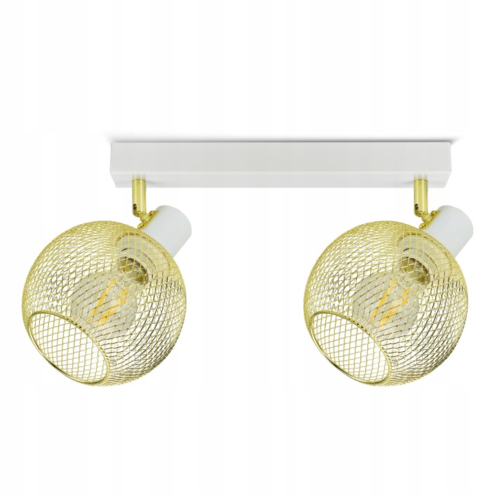 Stropní Svítidlo Lustr Stropní Svítidlo Gold Globe 488-BG2 Led 2xE27 Led Pohyblivá