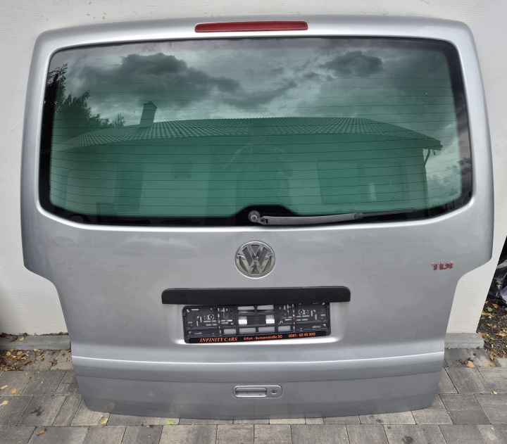 heckklappe kofferraumdeckel Abdeckung Kofferraum VW T5 T5 lift heck srebrna