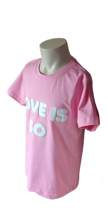 Bluzka t shirt dla dziewczynki bawełniana koszulka krótki rękaw — zdjęcie 6