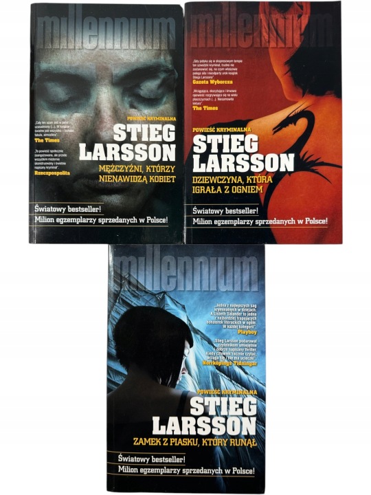 Zdjęcie egzemplarza: Saga Millennium 1-3 / Stieg Larsson / Mężczyźni, którzy nienawidzą kobiet