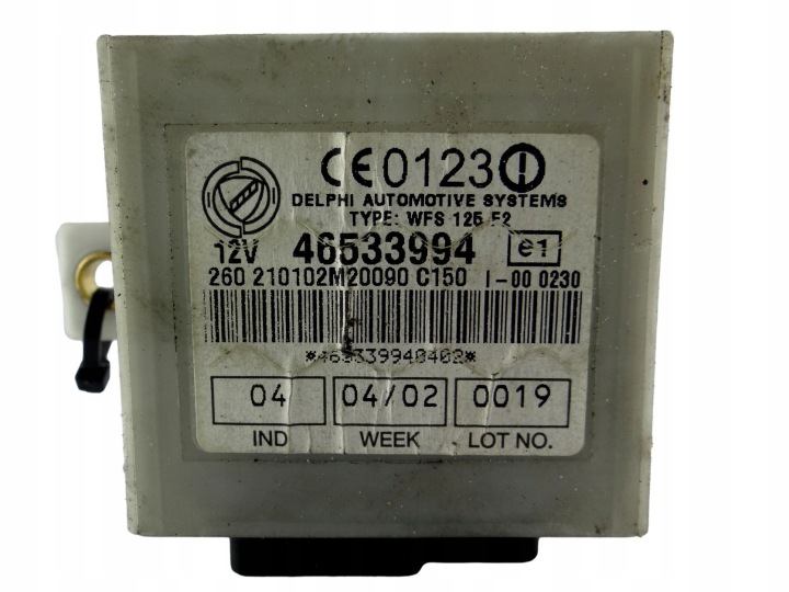 Bedienteil IMMOBILAIZERA FIAT SEICENTO 46533994