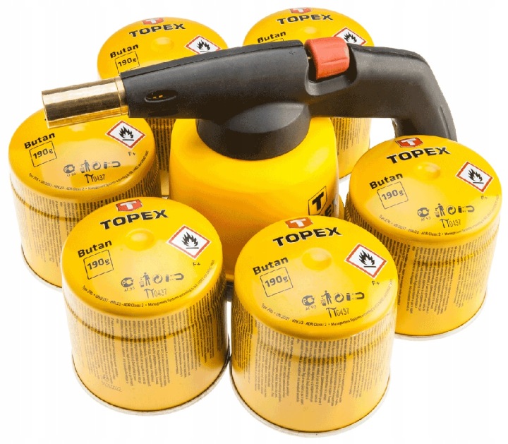 Plynová pájecí lampa 44e148 6 Plynových Nábojů