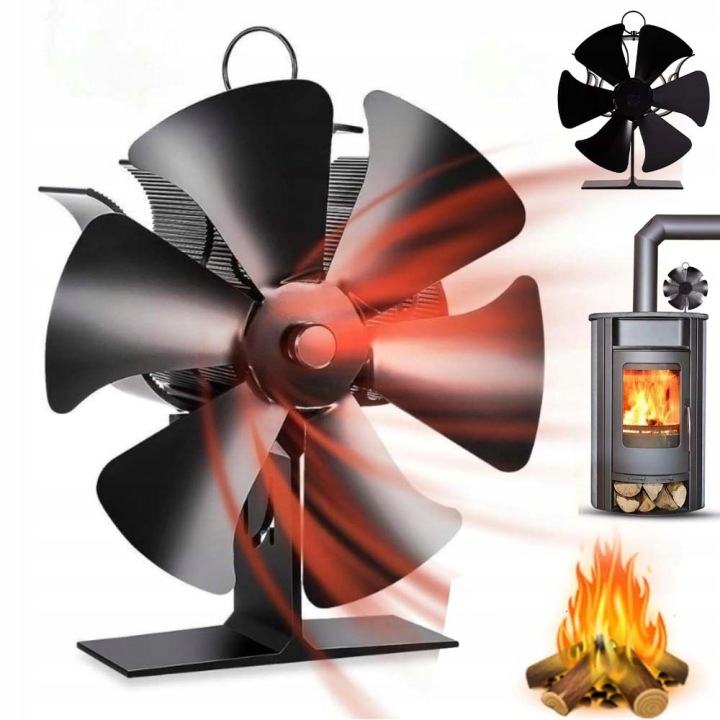 Termoelektrický Krbový Ventilátor Napájený Teplem, Krbový Ventilátor