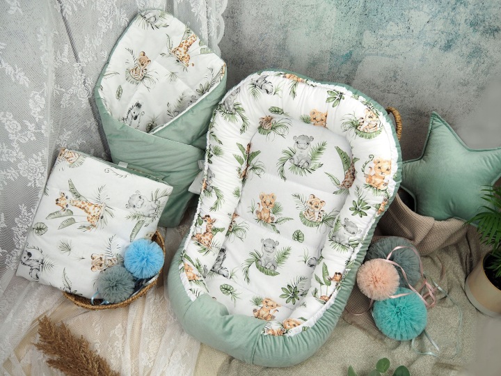 Плед для автокрісла переноски сповивач двосторонній бавовна мінкі - BABY SIESTA — фото 3