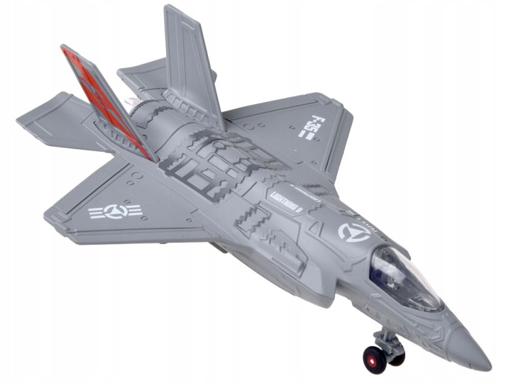Винищувач металевий літак військовий F-25 ZA4326 SZ — фото 2