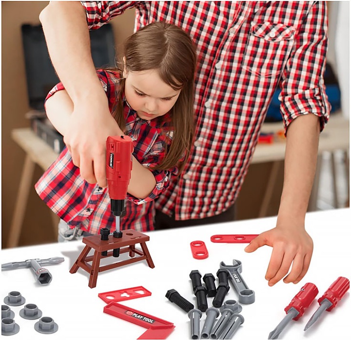BOX DIY KIT FOR CHILDREN TOOLS BATTERY OPERATED SCREWDRIVER Manufacturer code 2029
