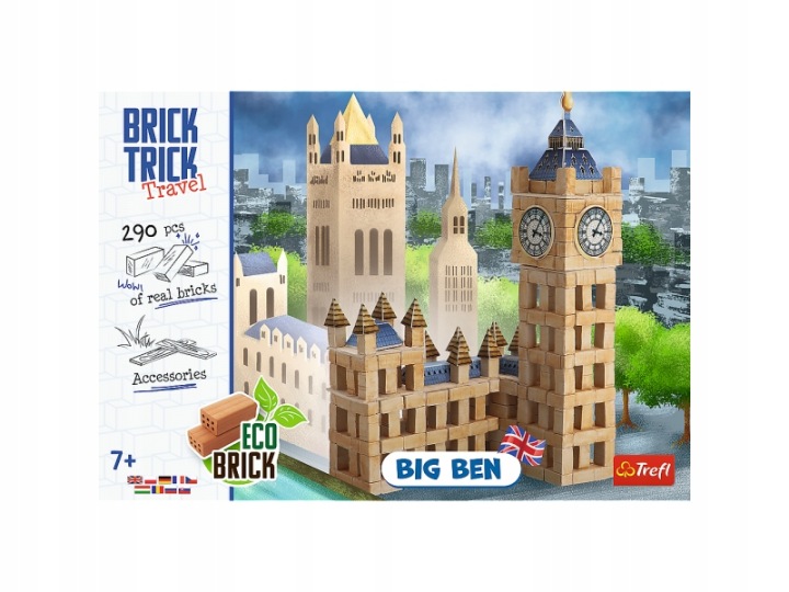 Цеглинка TRICK BIG BEN TREFL конструктор зі справжніх цеглин модель лондон — фото 7