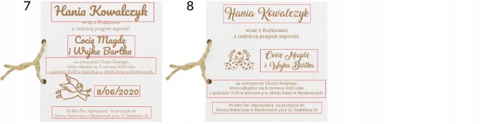 Запрошення на хрещення і рочок персоналізовані — фото 2