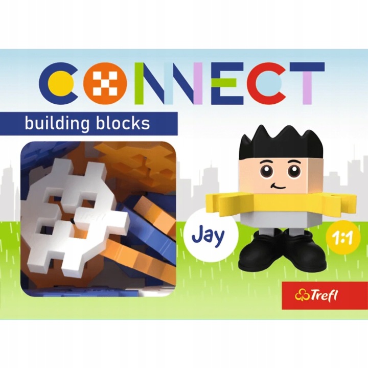Конструктор CONNECT Набір Pocket 30 Boy з фігуркою JAY клітинки — фото 6