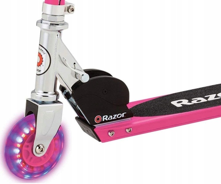 Самокат Razor S spark світні колеса рожева