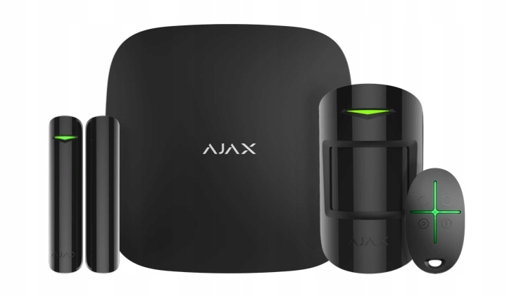Bezdrátová alarmová sada StarterKit černá s detektorem Ajax 38169.56.BL1