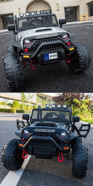 JEEP всюдихідний на акумулятор 24 В сила 2x200 Вт амортизатори пульт — фото 11