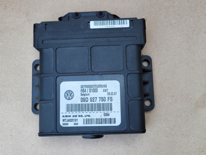 module control unit gearboxes of the gear AUDI Q7 09D927750FS OE EU